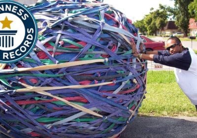 The World's Largest Rubber Band Ball, Wilmington, Delaware - Novelty Item