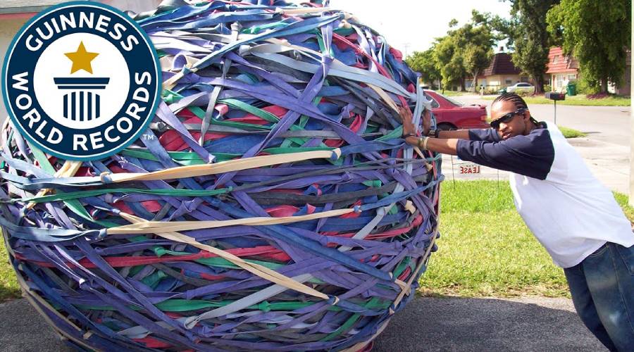 The World's Largest Rubber Band Ball, Wilmington, Delaware - Novelty Item