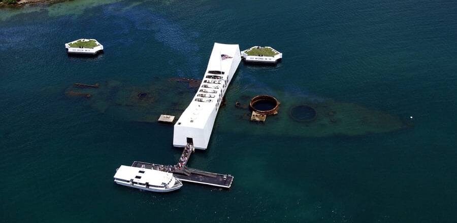 USS Arizona Memorial, Pearl Harbor, Hawaii - WWII Memorial